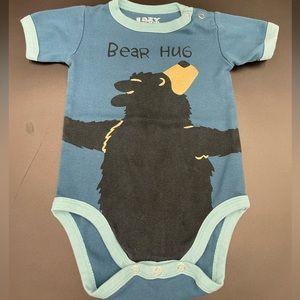 Lazy One boys 18 months bear hug onesie